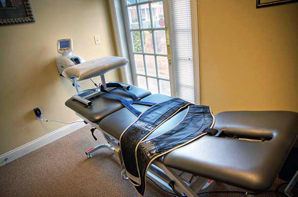 Chiropractic Charlotte NC Adjustment Room