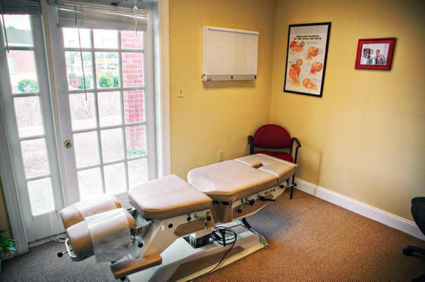 Chiropractic Charlotte NC Adjustment Room