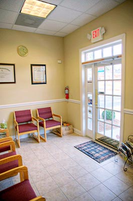Chiropractic Charlotte NC Waiting Area